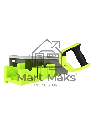 Стусло пластиковое с пилой 300мм Deli DL580900 пильное полотно из стали 65Mn, прорезиненная двухкомпонентная ручка