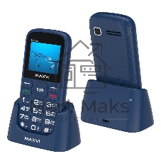 Мобильный телефон Maxvi B201ds синий