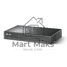 Коммутатор TP-Link TL-SF1008LP, 4×100 Мбит/с PoE + 4×100 Мбит/с Uplink, неуправляемый