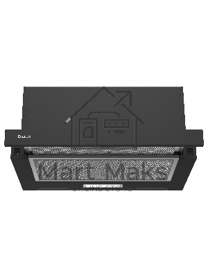 Вытяжка телескопическая TEL 50 B черный, 50 см, 710 куб. м/ч, 47 дБ