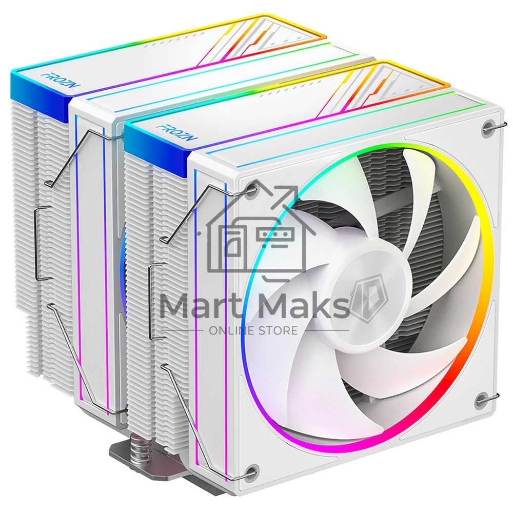 Устройство охлаждения(кулер) ID-Cooling Frozn A620 ARGb белый 120мм алюминий+медь 2000rpm 30db 4-pin 270W 154мм