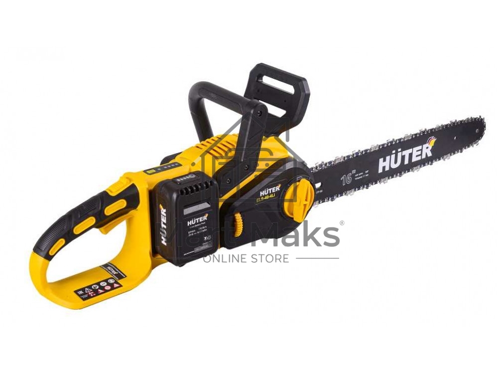Электрическая цепная пила Huter ELS ELS-40-4 Li дл.шины:16