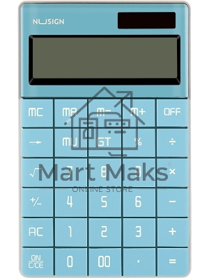 Калькулятор настольный Deli Nusign ENS041blue синий 12-разр.