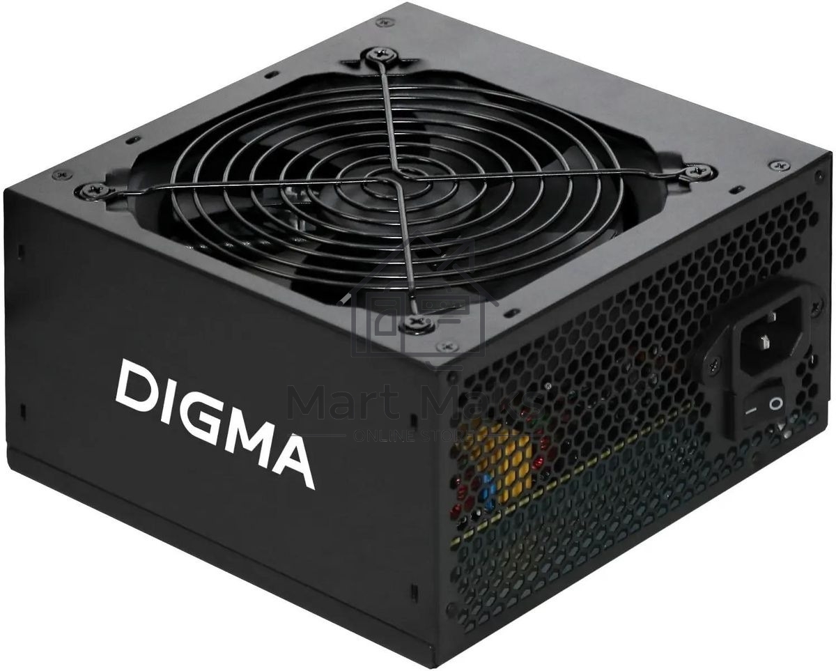 Блок питания Digma DPSU-550W-WH RTL, 550Вт, 120мм, черный