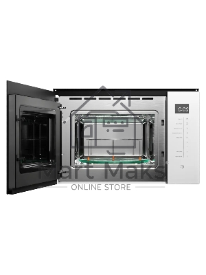 Микроволновая печь встраиваемая Kuppersberg HMW 651 W, объем 25 л, мощность 900 Вт, 5 уровней мощности, гриль, 8 автоматических программ, размораживание, сенсорное управление, белый