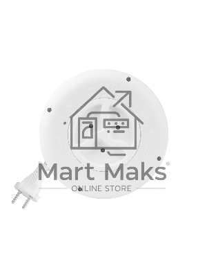 Удлинитель 3 гнезда 3 метра 10А/2,2кВт, без заземления, круглый, белый (SBE-10-3-03-W)/40