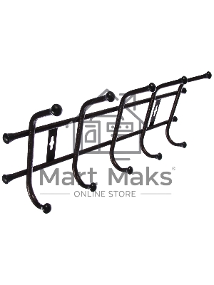 Вешалка настенная НИКА ВНТ5/А медный антик