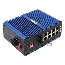 Коммутатор EKF TSX-U-2GX/SFP-8GTP, 8×1 Гбит/с PoE + 2×1 Гбит/с SFP, неуправляемый
