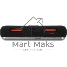 Портативный аккумулятор Redline PDP-3A 10000mAh 3A 2xUSB-A/USB-C серебристый (УТ000018984)
