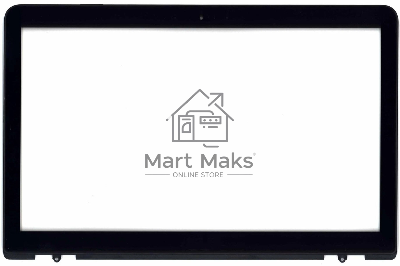 Сенсорное стекло (тачскрин) для Asus N551, черное с рамкой