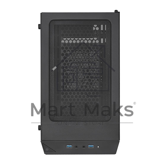 Компьютерный корпус Silverstone SST-PS15B-PRO Precision Mini Tower Micro ATX Computer Case, tempered glass, 2x 120mm ARGB, 1x ARGB Controller, black