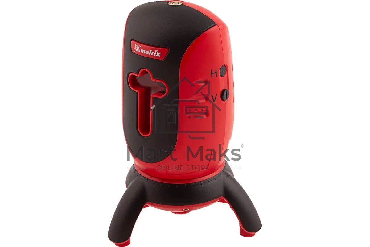 Лазерный уровень MATRIX ML01T, 10м, ±0,5мм/1м, 650нм, 35063