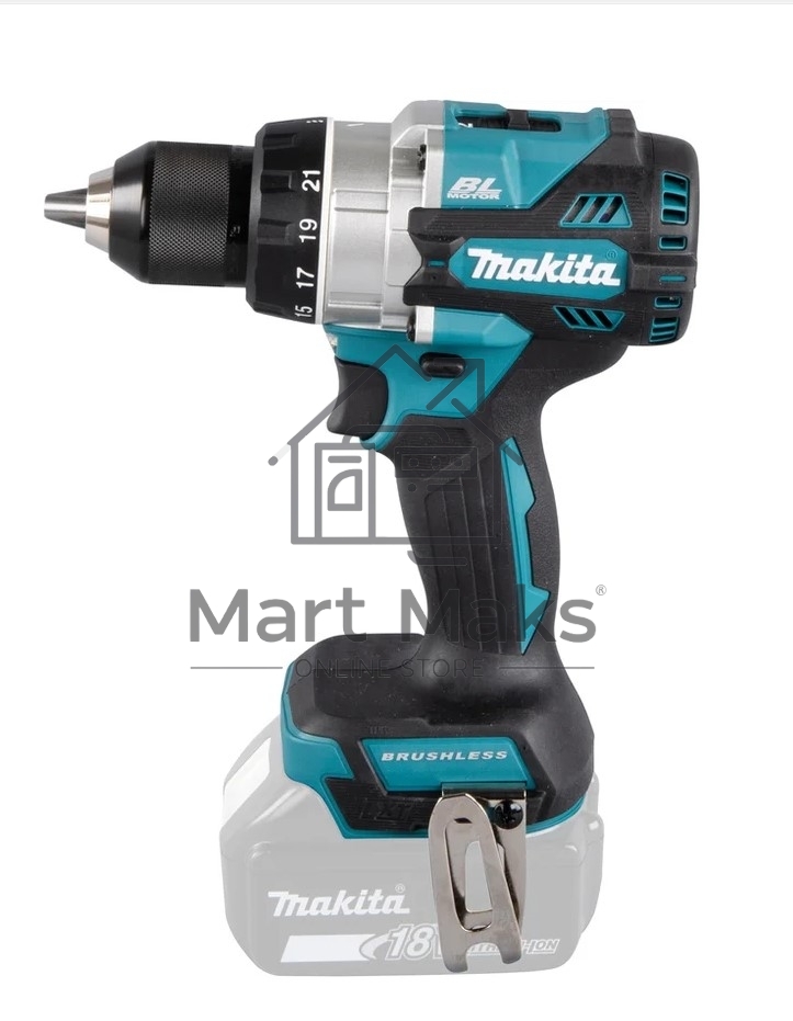 Дрель-шуруповерт Makita DDF486Z, 18 В, 0 Ач, 130 Нм, бесщеточный