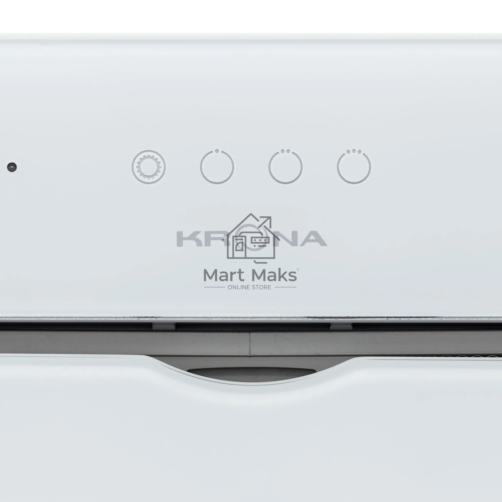 Вытяжка встраиваемая KRONA Arven 600 S белый, 52 см, 1180 куб. м/ч, 62 дБ