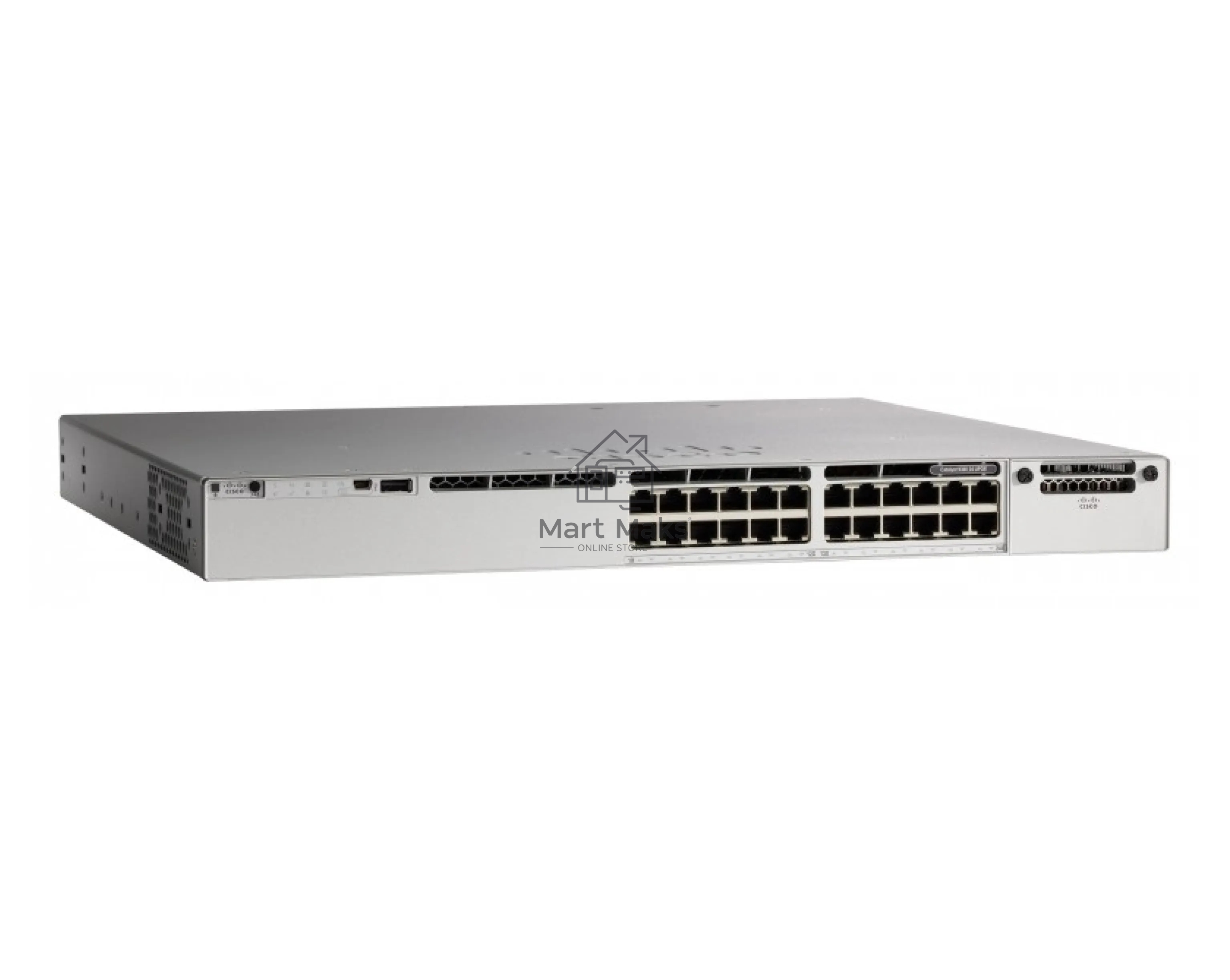 Коммутатор Cisco C9300-24S-A, 24×1 Гбит/с SFP, управляемый
