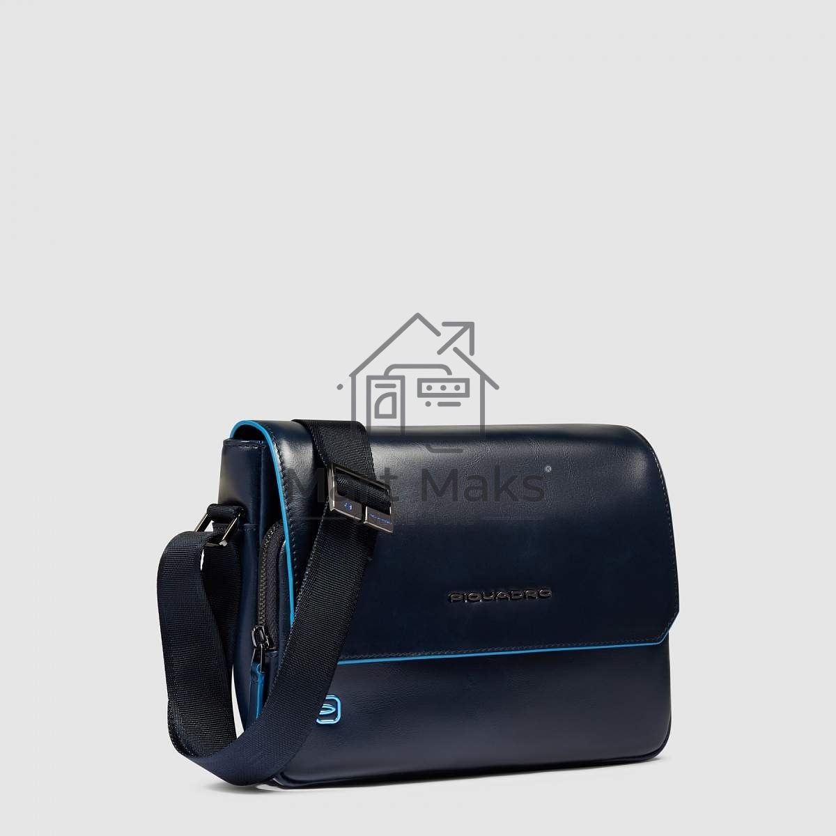 Сумка-мессенджер Piquadro Blue Square CA6812B2/BLU2 синяя натур.кожа