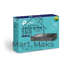 Коммутатор TP-Link TL-SF1008LP, 4×100 Мбит/с PoE + 4×100 Мбит/с Uplink, неуправляемый