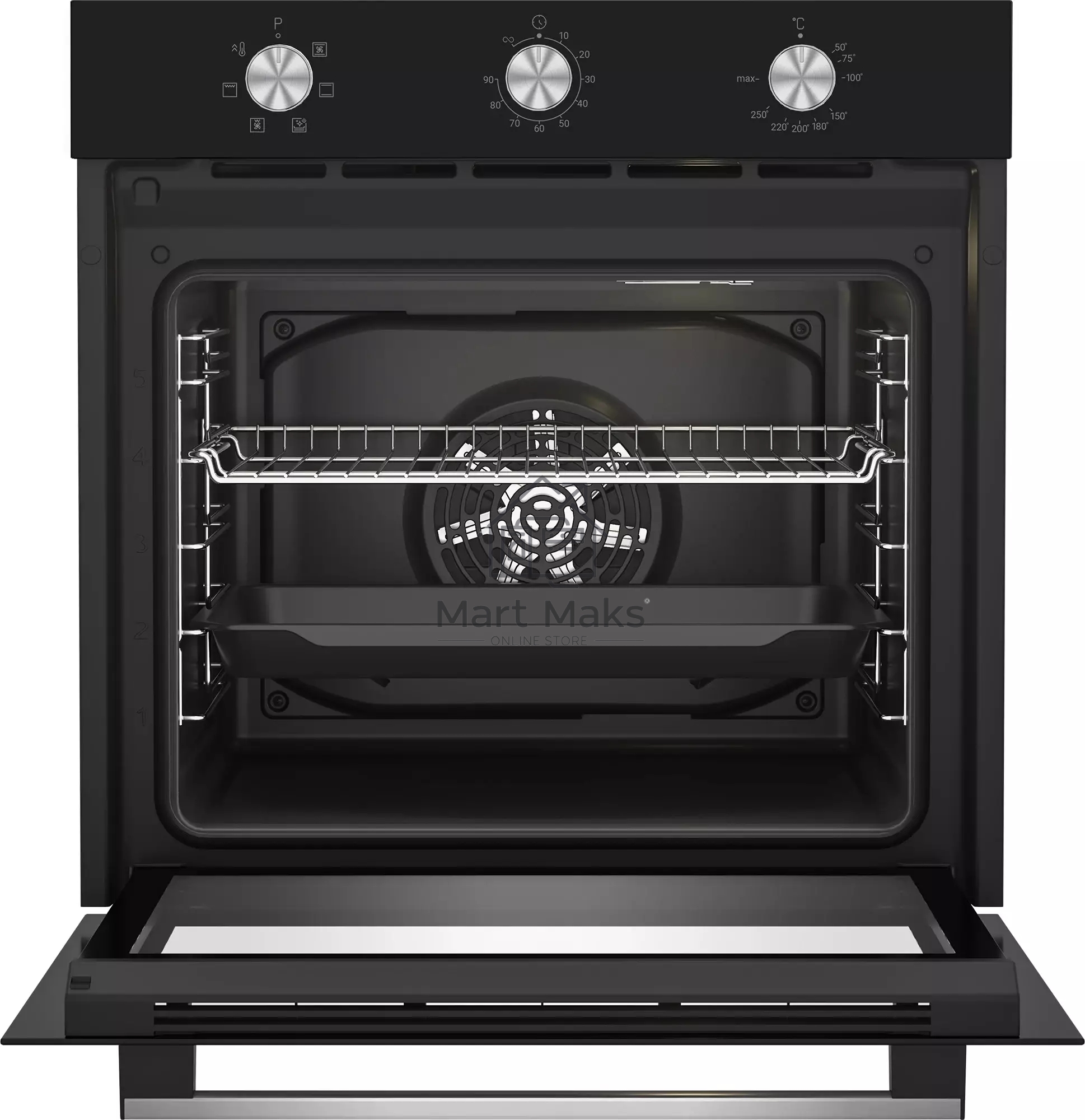 Духовой шкаф электрический встраиваемый Hotpoint HETF 614 JH BL черный