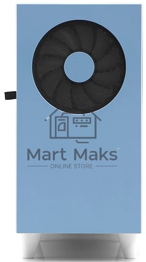 Компьютерный корпус WIZMAX EM1 Woofer, mATX, mITX синий, Mini-Tower, без БП, TG, 1x160mm + 1x120mm LED, 1xUSB-A 3.0 + 2xUSB-A 2.0