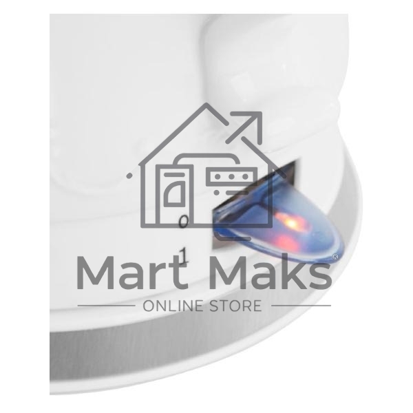 Чайник керамический Delta LUX DL-1236 белый