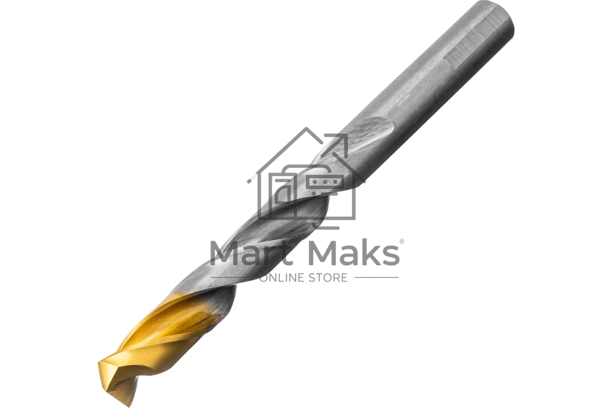 Набор сверл по металлу Denzel 1-13 мм, Р6М5-TiN, Golden Tip, 25 шт 723009