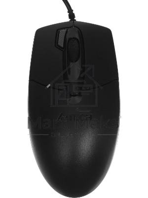 Мышь проводная A4Tech OP-730D черный, 1200 dpi, USB, кнопки - 4