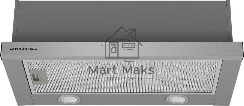Вытяжка встраиваемая Maunfeld VS Light 50 нержавеющая сталь, 50 см, 520 куб. м/ч, 56 дБ