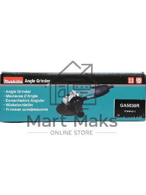 Угловая шлифовальная машина Makita GA5030R 720Вт 11000об/мин рез.шпин.:M14 d=125мм