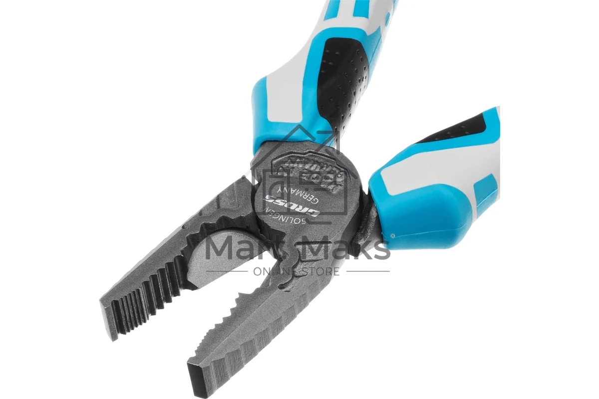 Плоскогубцы Gross 16973 комбинированные, 180 мм, трехкомпонентные рукоятки