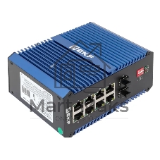Коммутатор EKF TSX-U-2GX/SFP-8GTP, 8×1 Гбит/с PoE + 2×1 Гбит/с SFP, неуправляемый