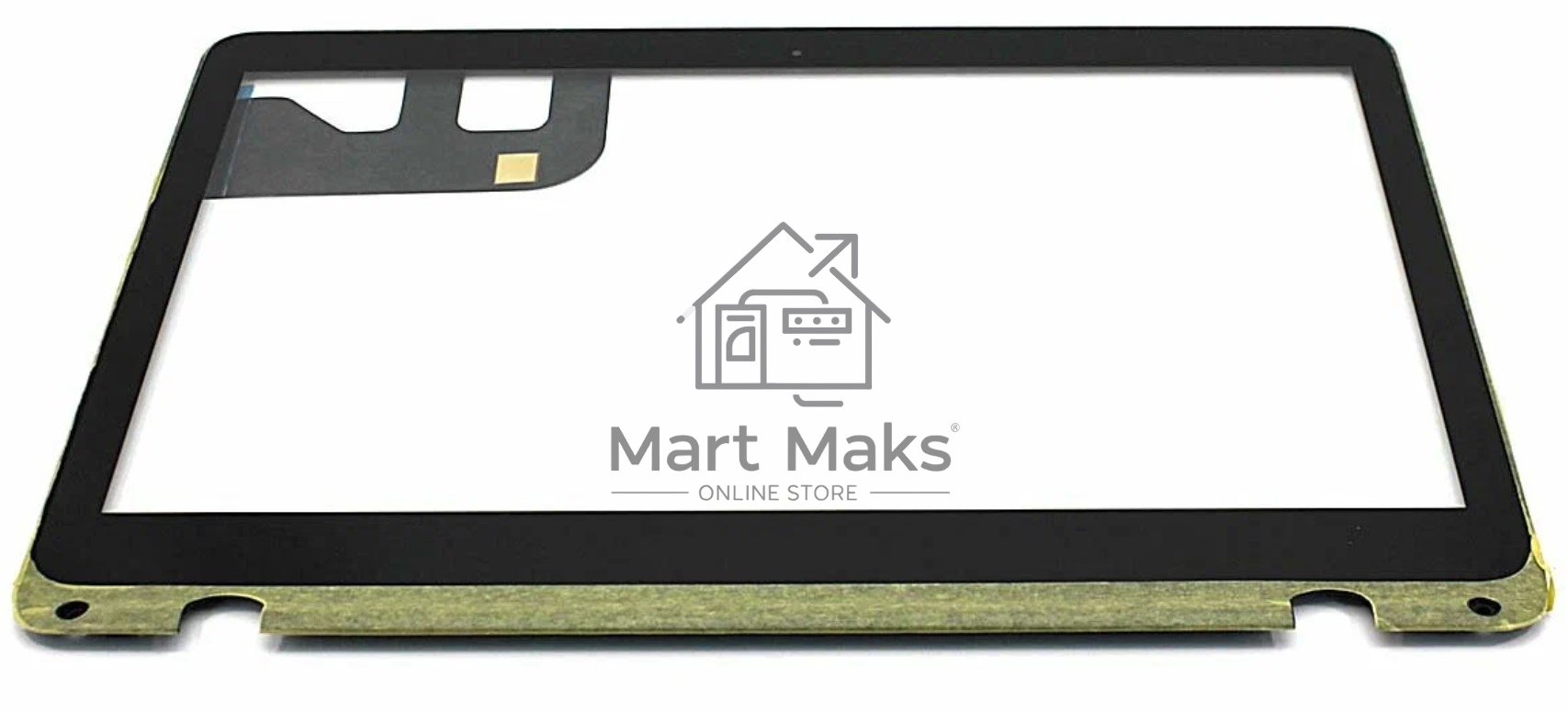 Сенсорное стекло (тачскрин) для Asus Q304 Q304U Q304UA, черное с рамкой