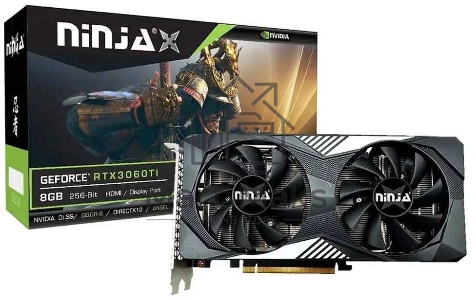 Видеокарта Sinotex GeForce RTX 3060 Ti, 8 GB GDDR6, 256 bit, 3xDisplayPort, HDMI, GPU 1410 MHz