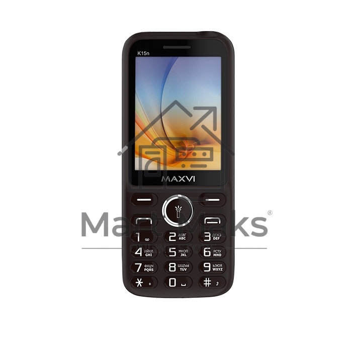 Мобильный телефон Maxvi K15n коричневый