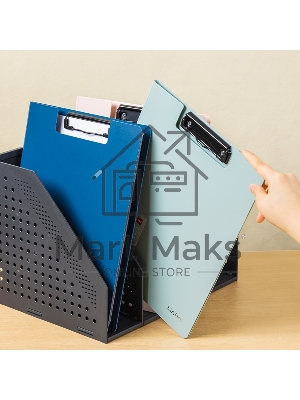 Папка-планшет Deli EF404 A4 полипропилен, ассорти с крышкой