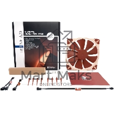 Вентилятор корпусной Noctua NF-A20 PWM, 200 мм, 350-800 об/мин, 18.1 дБ, 4-pin PWM, без подсветки