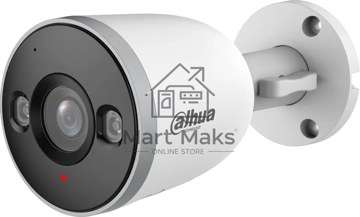 Камера видеонаблюдения Dahua DH-IPC-F3DP-IL-0280B, IP, 3 Мп, 2.8 мм, белая