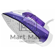 Утюг BRAYER BR4004 фиолетовый/белый, 2400 Вт, 25 г/мин, 140 г/мин, 280 мл