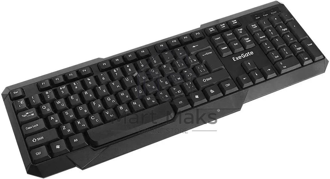 Клавиатура ExeGate LY-404 (EX264084RUS) проводная, USB, черный