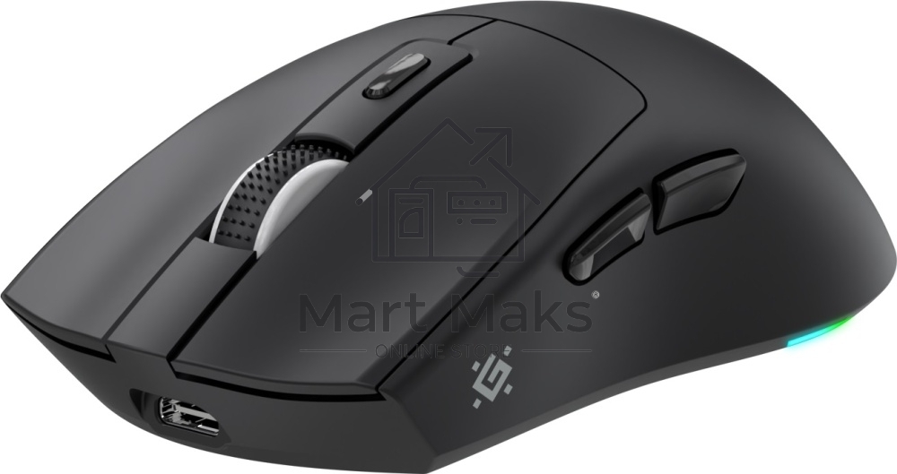 Мышь беспроводная/проводная Defender Starlight GM-186 черный, 1600 dpi, радиоканал, Bluetooth, USB, кнопки - 7