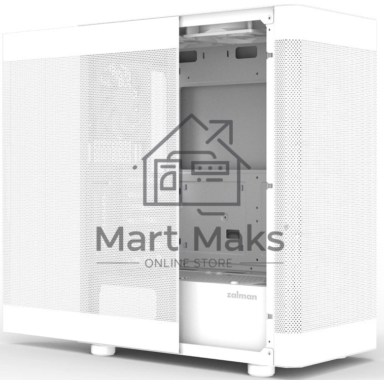 Компьютерный корпус ZALMAN i4, ATX, белый, FRONT MESH, SIDE MESH, 2x3.5