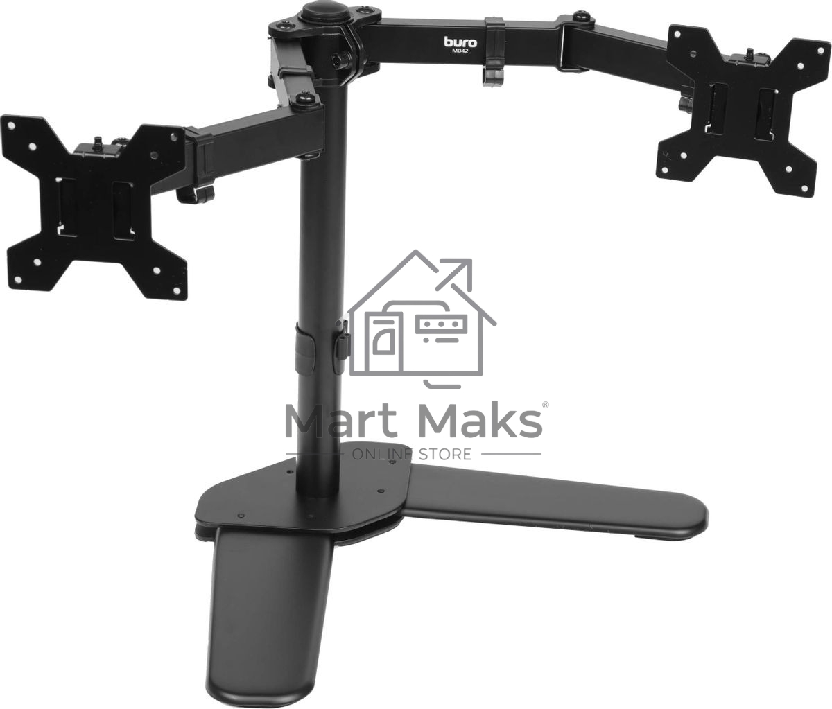Кронштейн для мониторов ЖК Buro M042 черный 17