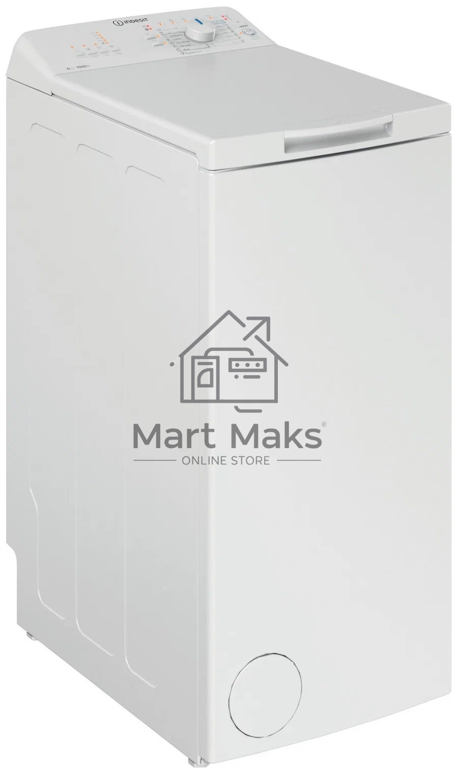 Стиральная машина Indesit BTW L60400 белый, загрузка вертикальная 6 кг, 1000 об/мин., класс: А