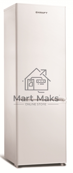 Холодильник Kraft KF-DF205W белый двухкамерный 166/64л морозилка снизу