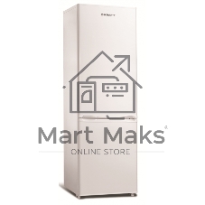 Холодильник Kraft KF-DF205W белый двухкамерный 166/64л морозилка снизу