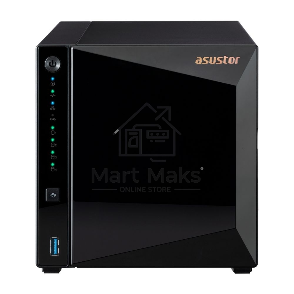 Сетевой накопитель ASUSTOR AS3304T V2/ASUSTOR/4/BAY/EU/2GD4 