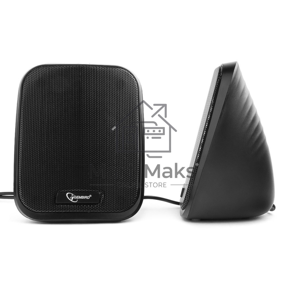 Акустич. система 2.0 Gembird SPK-100, черный, 6 Вт, рег. громкости, USB-питание					