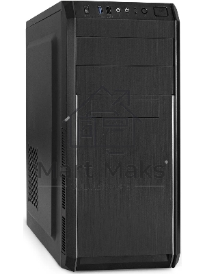 Компьютерный корпус Miditower ExeGate XP-334UC-UNS450 (ATX, БП UNS450 с вент. 12см, 1хUSB/1хUSB 3.0/1хTypeC, аудио, черный)
