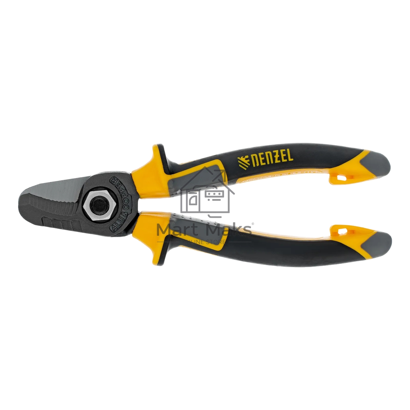 Кабелерез Denzel 160 мм, трехкомпонентные рукоятки