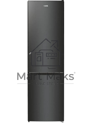 Холодильник Gorenje NRK6202EBXL4 черный матовый двухкамерный 235/96л морозилка снизу, No Frost