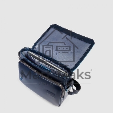 Сумка-мессенджер Piquadro Blue Square CA6812B2/BLU2 синяя натур.кожа